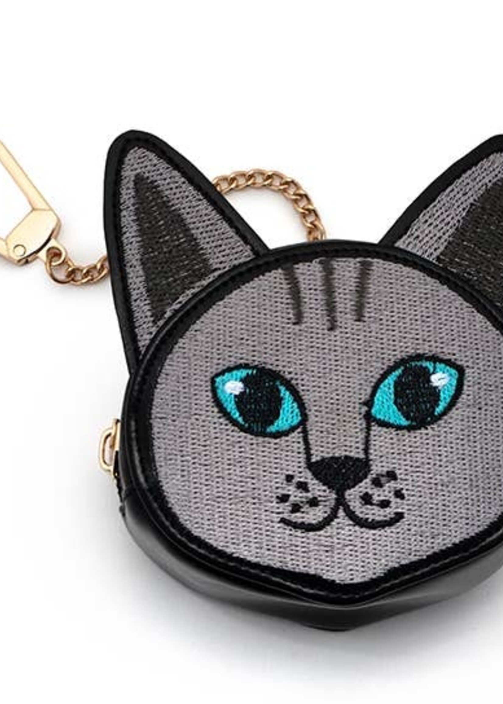 2-in-1 Bag Charm & Reusable Shopper Bag Cat