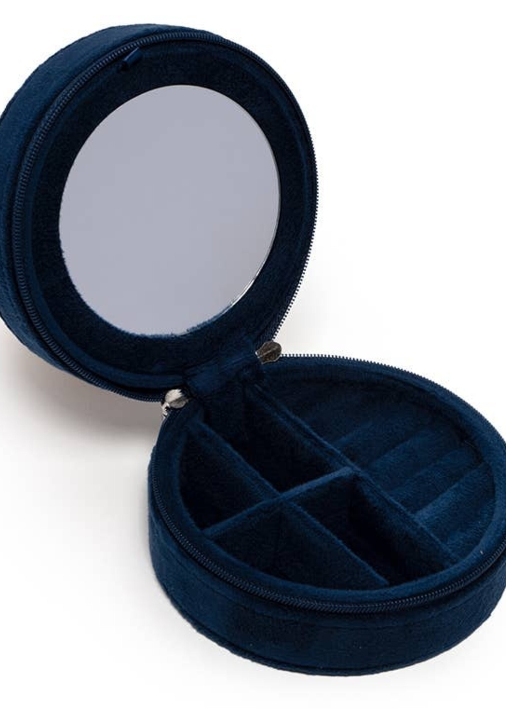 Velvet Jewelry Zip Case / Organizer - Cat
