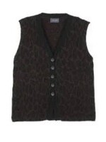 Wooden Ships Leopard Waistcoat Cotton