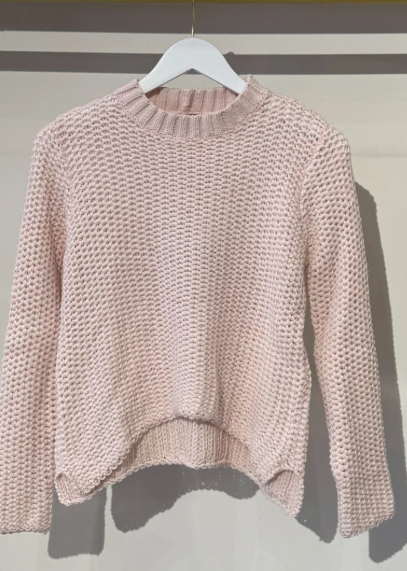 Wooden Ships Maura Marled Chunky Top Cotton