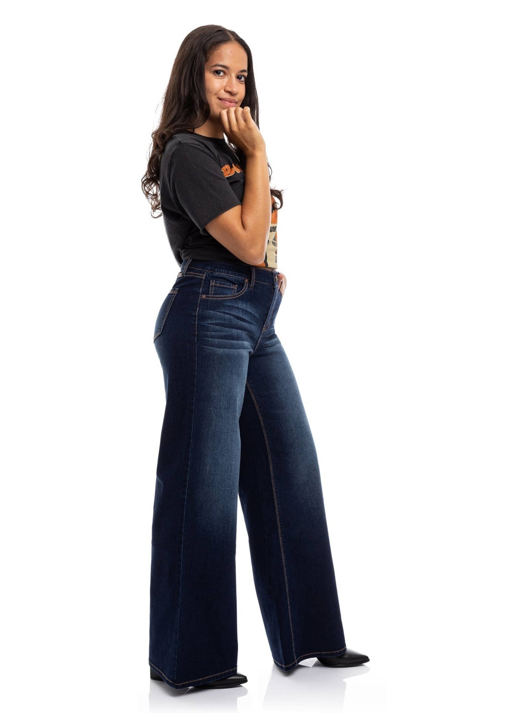 1822 Denim 33" Eco-Friendly Wide Leg Jean Lennox