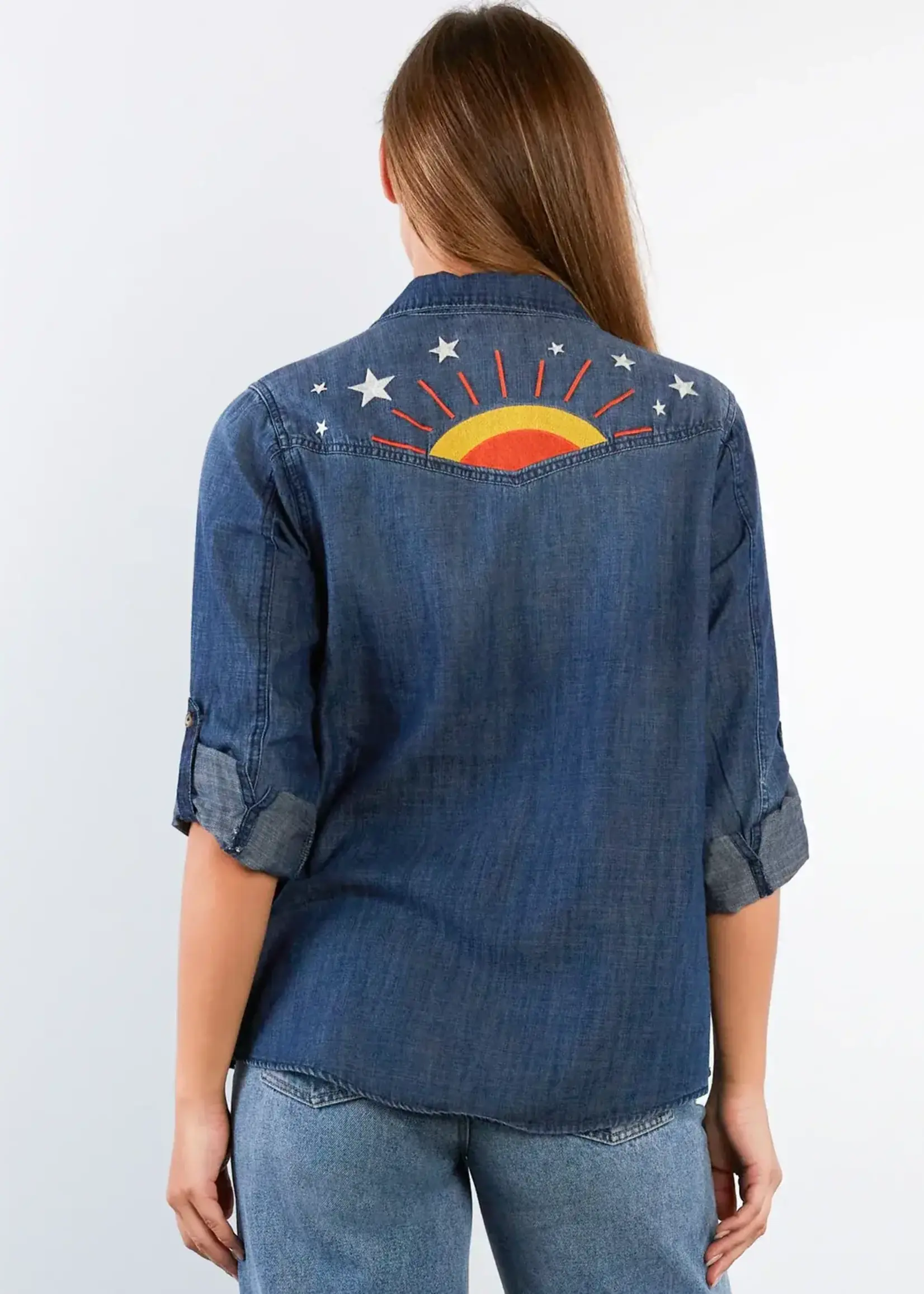 Billy T Hello Sunshine Shirt Denim Dusk