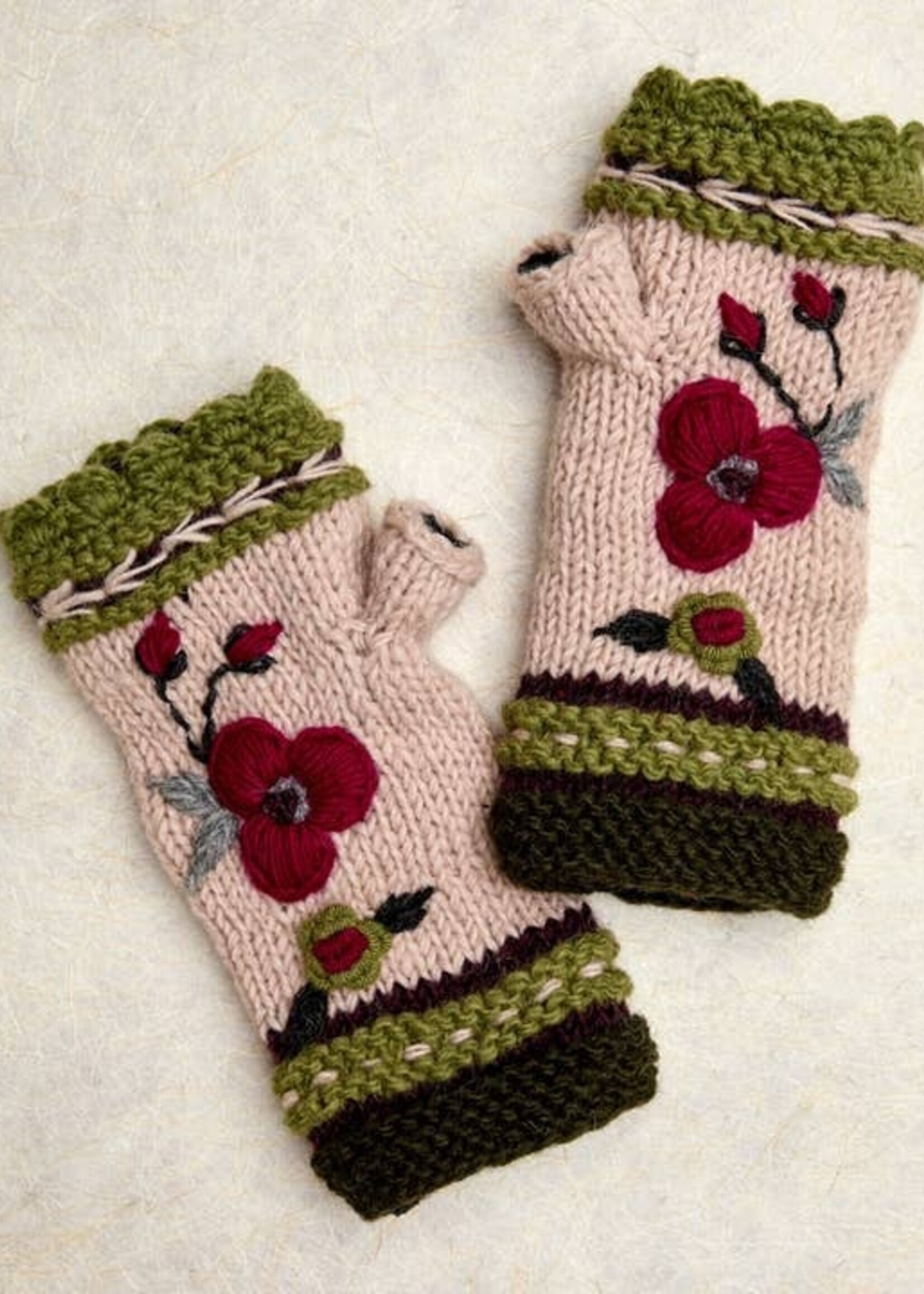 By Many Hands Handwarmers Knit
