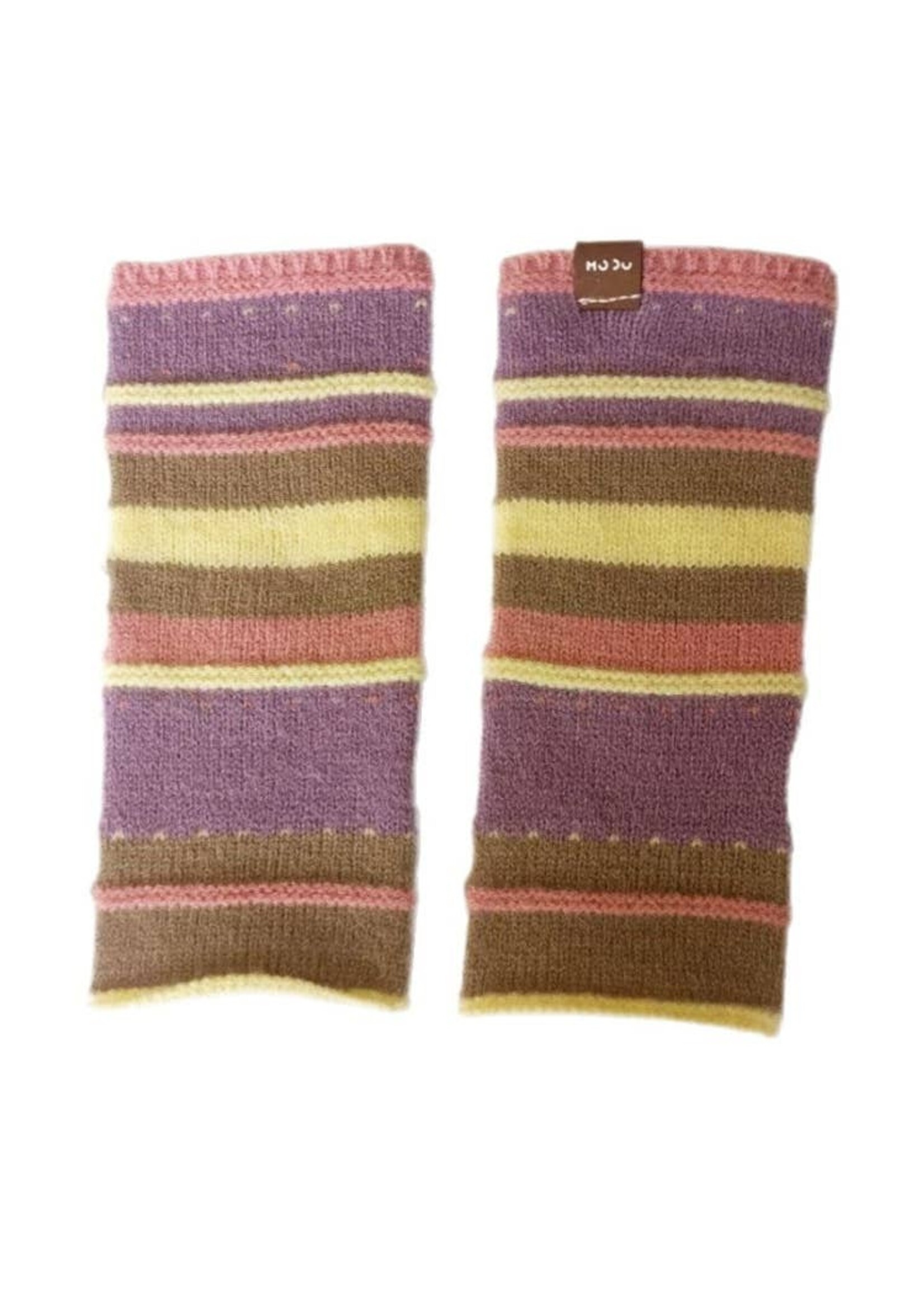 Funkyrel® Atzbranding Limited Fingerless Gloves Patterned Knit