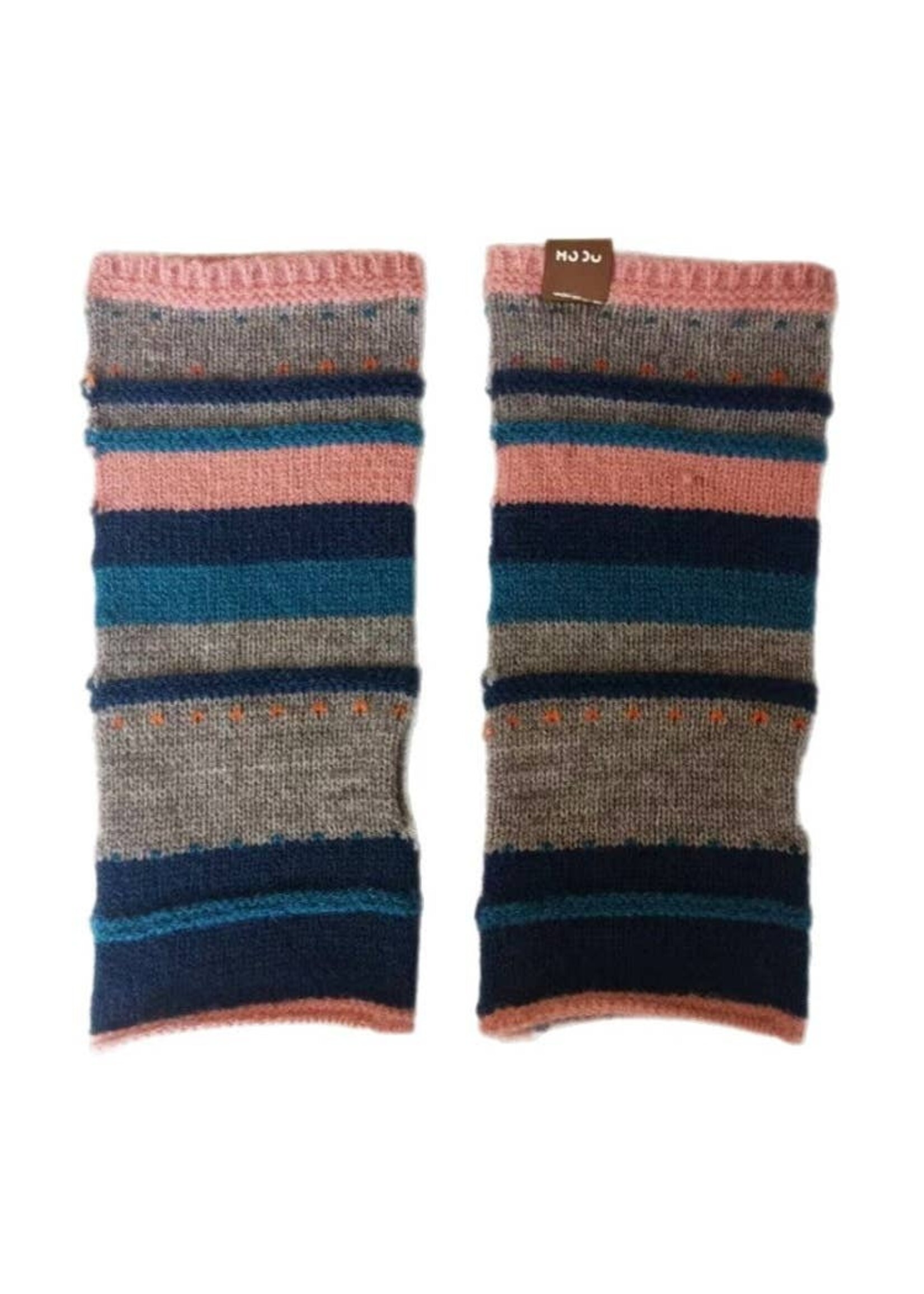 Funkyrel® Atzbranding Limited Fingerless Gloves Patterned Knit
