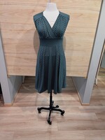 Karina Dresses Nora Dress - Forest Green Cross Dots