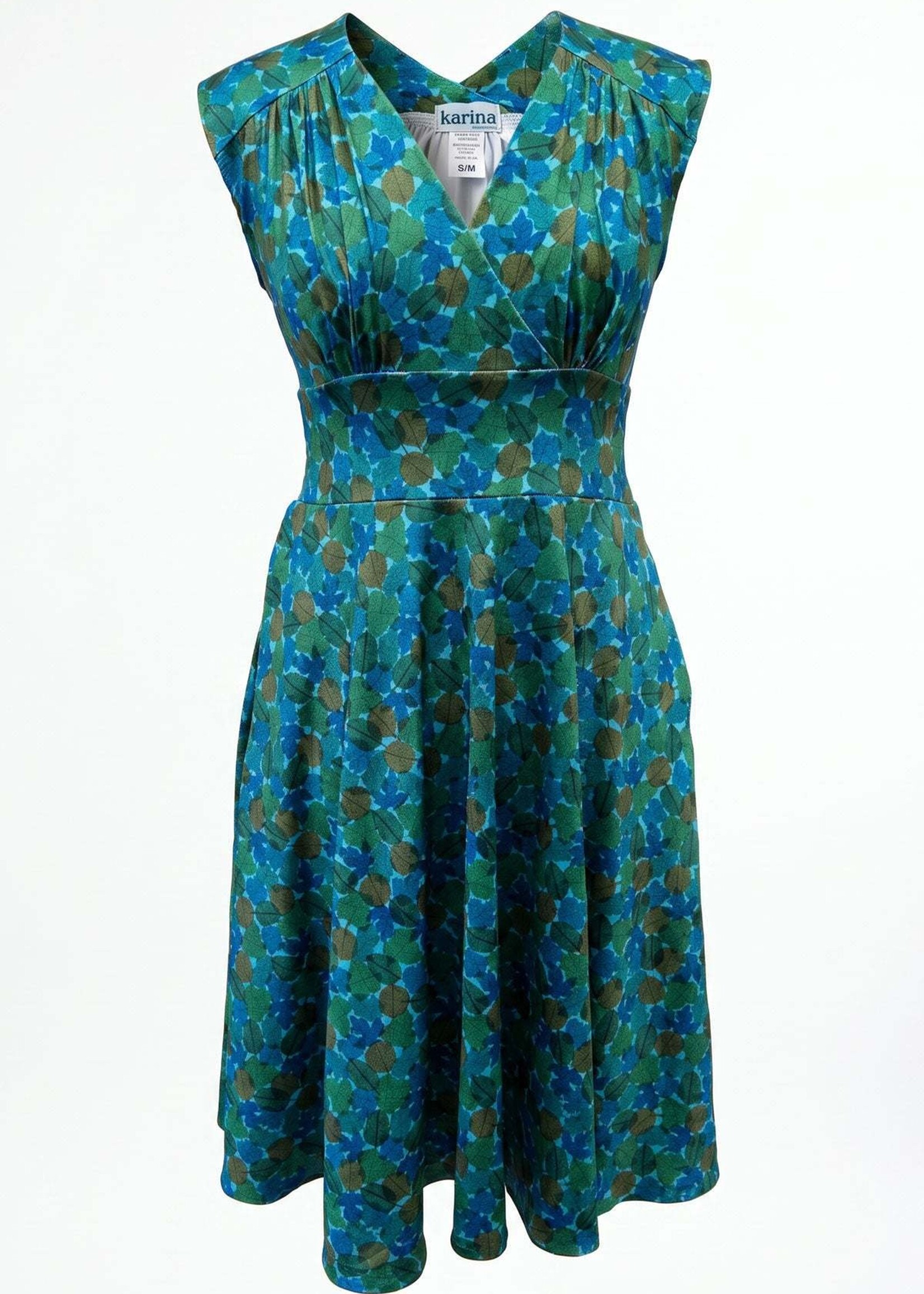 Karina Dresses Nora Dress - Leaf Study