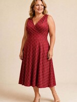 Karina Dresses Abigail Dress - Crimson Cadence
