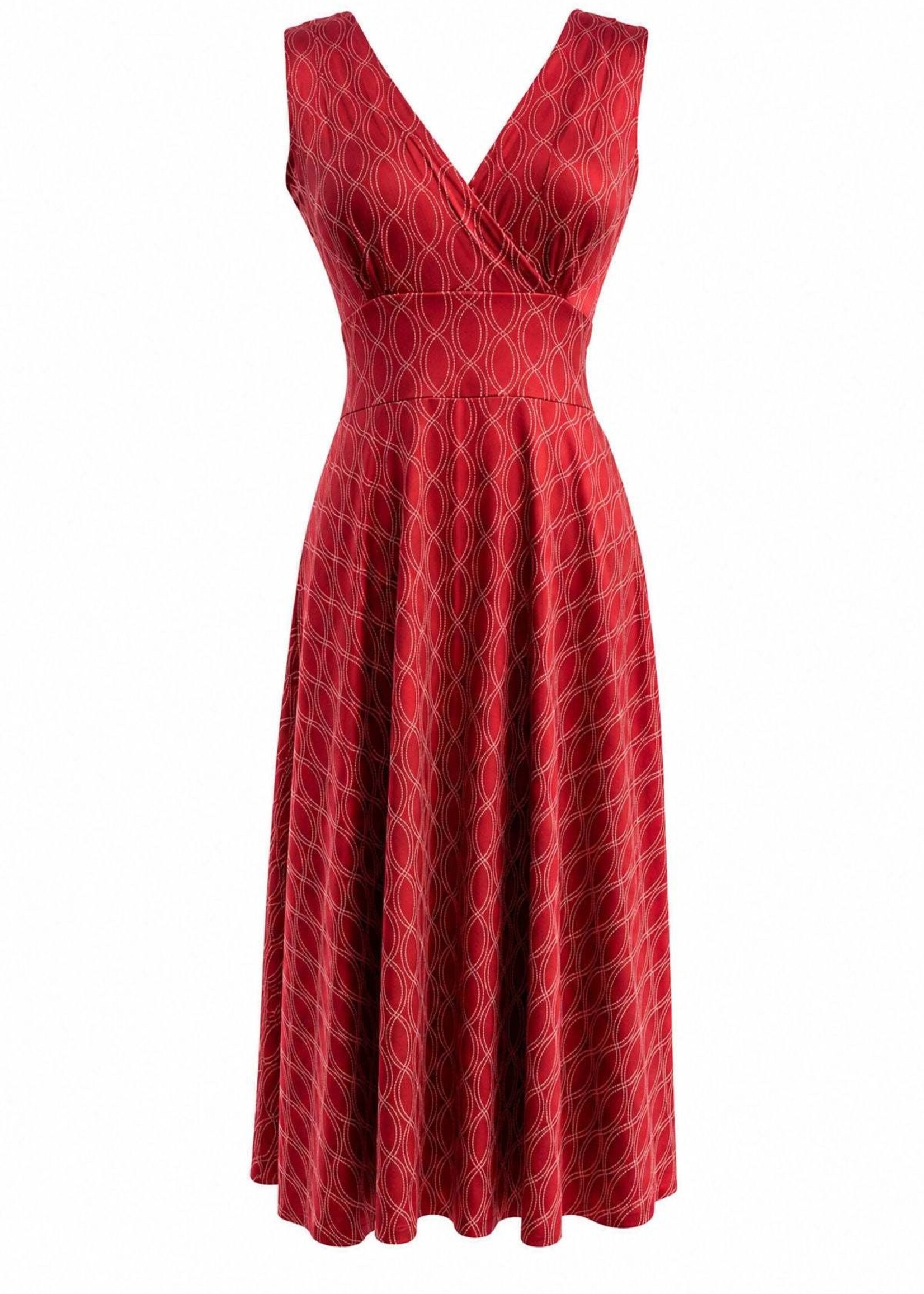 Karina Dresses Abigail Dress - Crimson Cadence