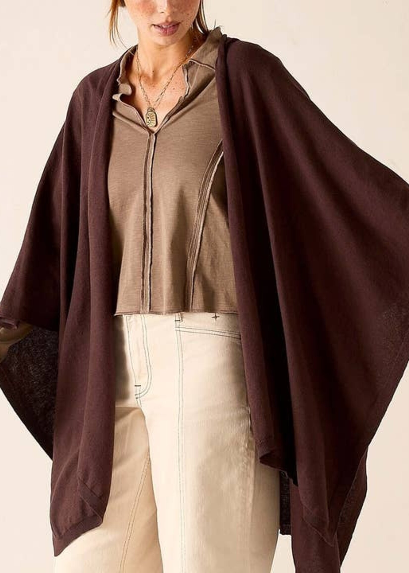 Mersea Charleston Wrap - Chocolate
