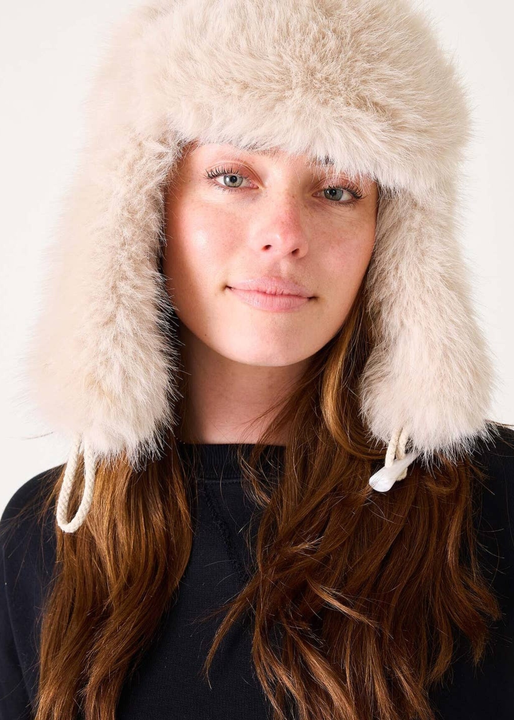 Mersea Cozy Cabin Faux Fur Hat