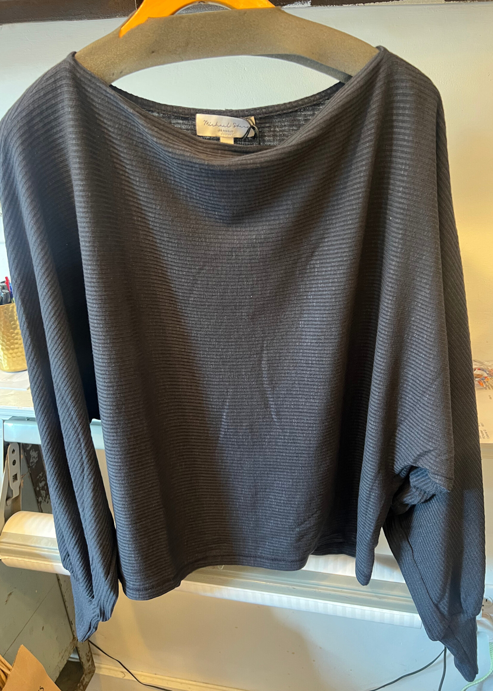 Michael Stars Roxy Balloon Sleeve Top