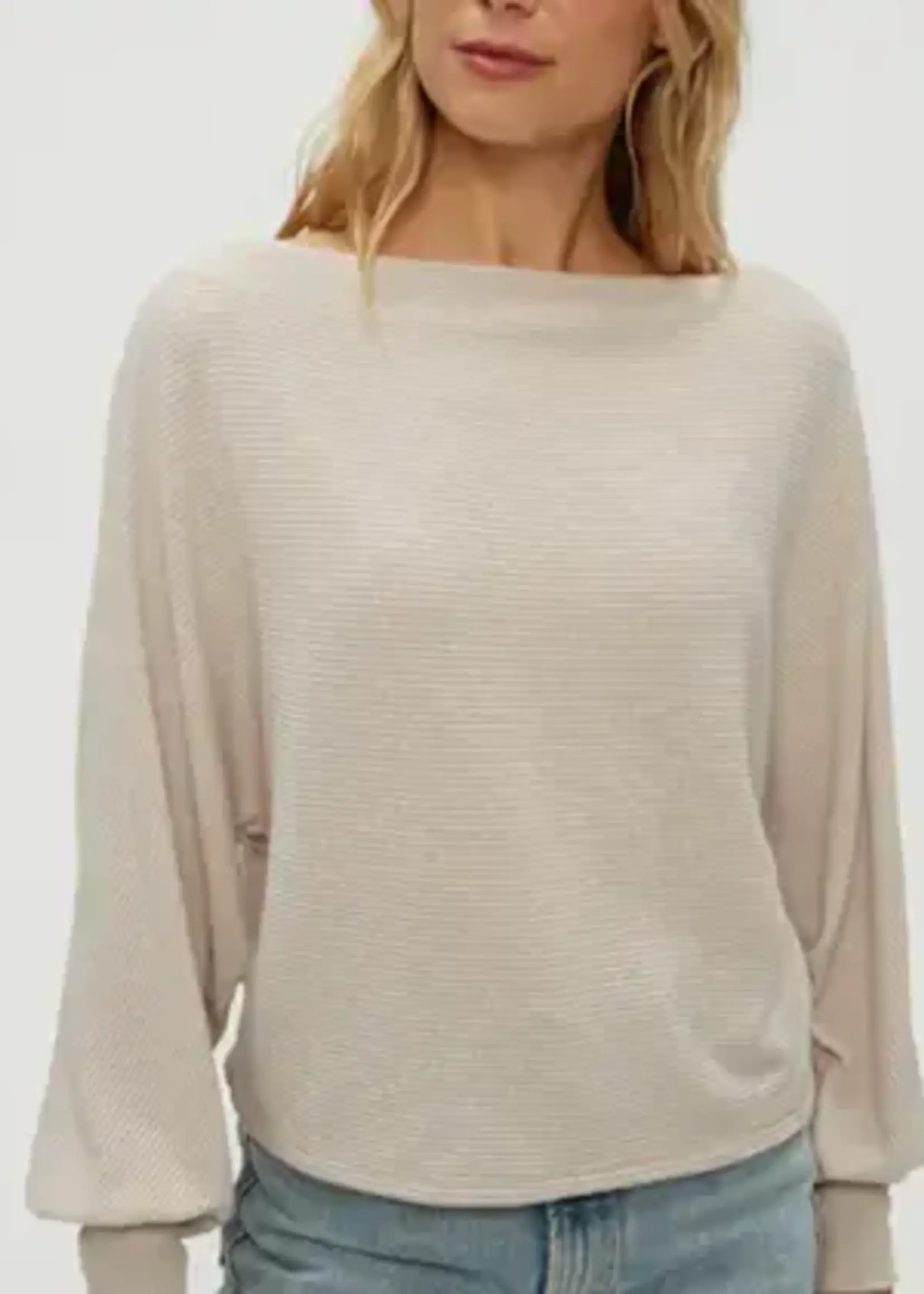 Michael Stars Roxy Balloon Sleeve Top