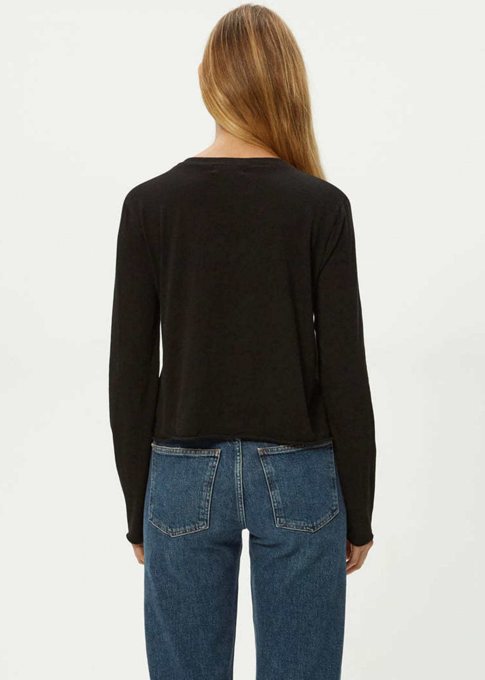 Michael Stars Aiko Crew Neck Rolled Edge Tee
