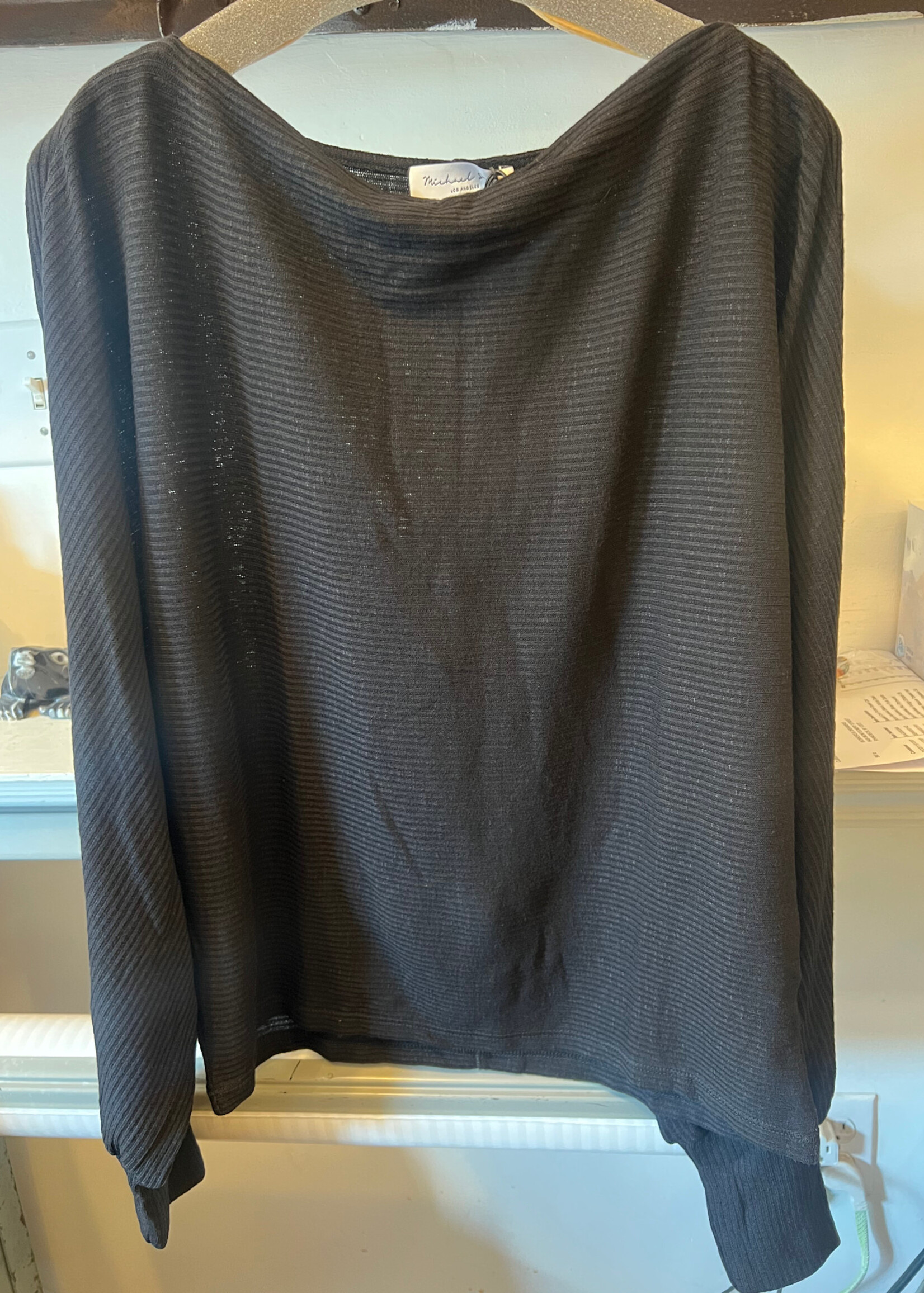 Michael Stars Roxy Balloon Sleeve Top