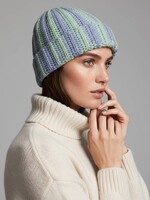 Saachi Beanie Candy Striped Chunky