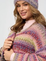 Saachi Multicolored Knit Beanie
