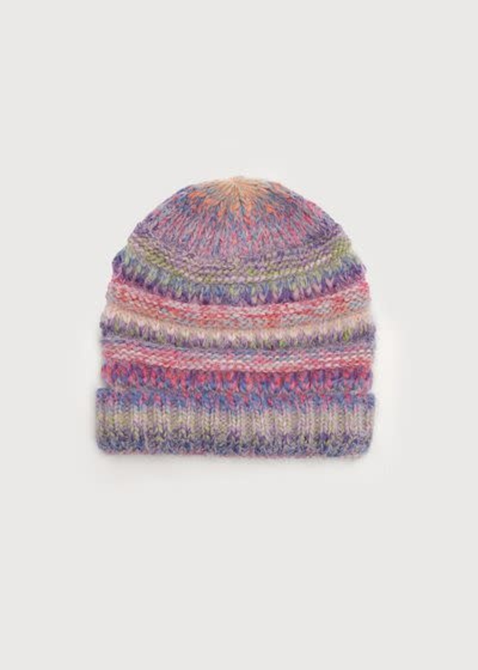Saachi Multicolored Knit Beanie