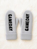 Panache Apparel Co. Mittens Game Day Gray & Black