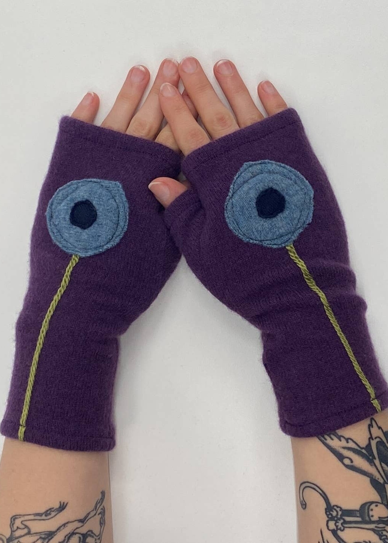 Sardine Clothing Co. Fingerless Gloves - Poppy