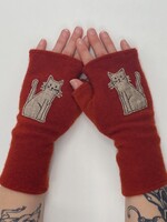 Sardine Clothing Co. Fingerless Gloves - Cat