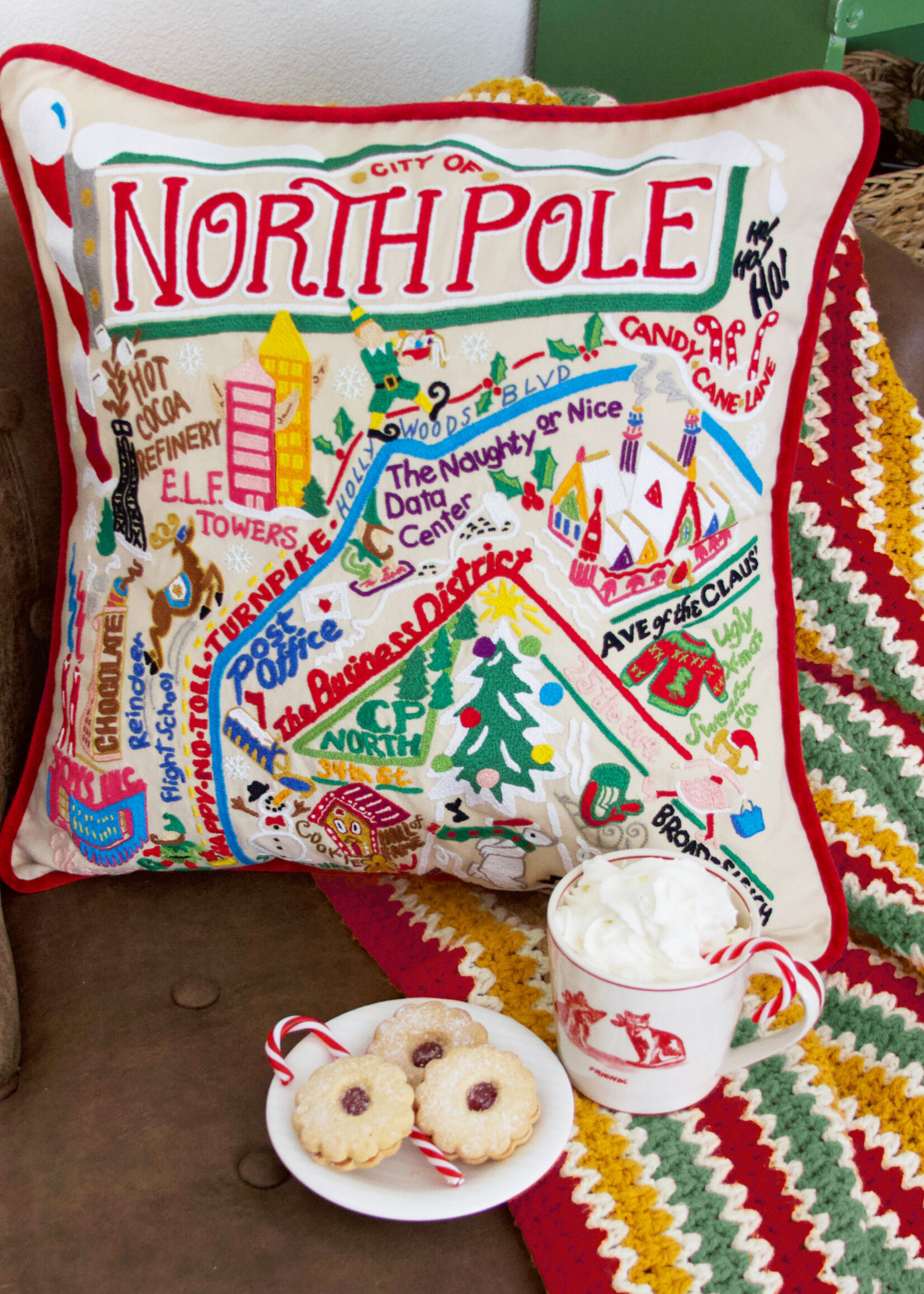 Catstudio Pillow North Pole City