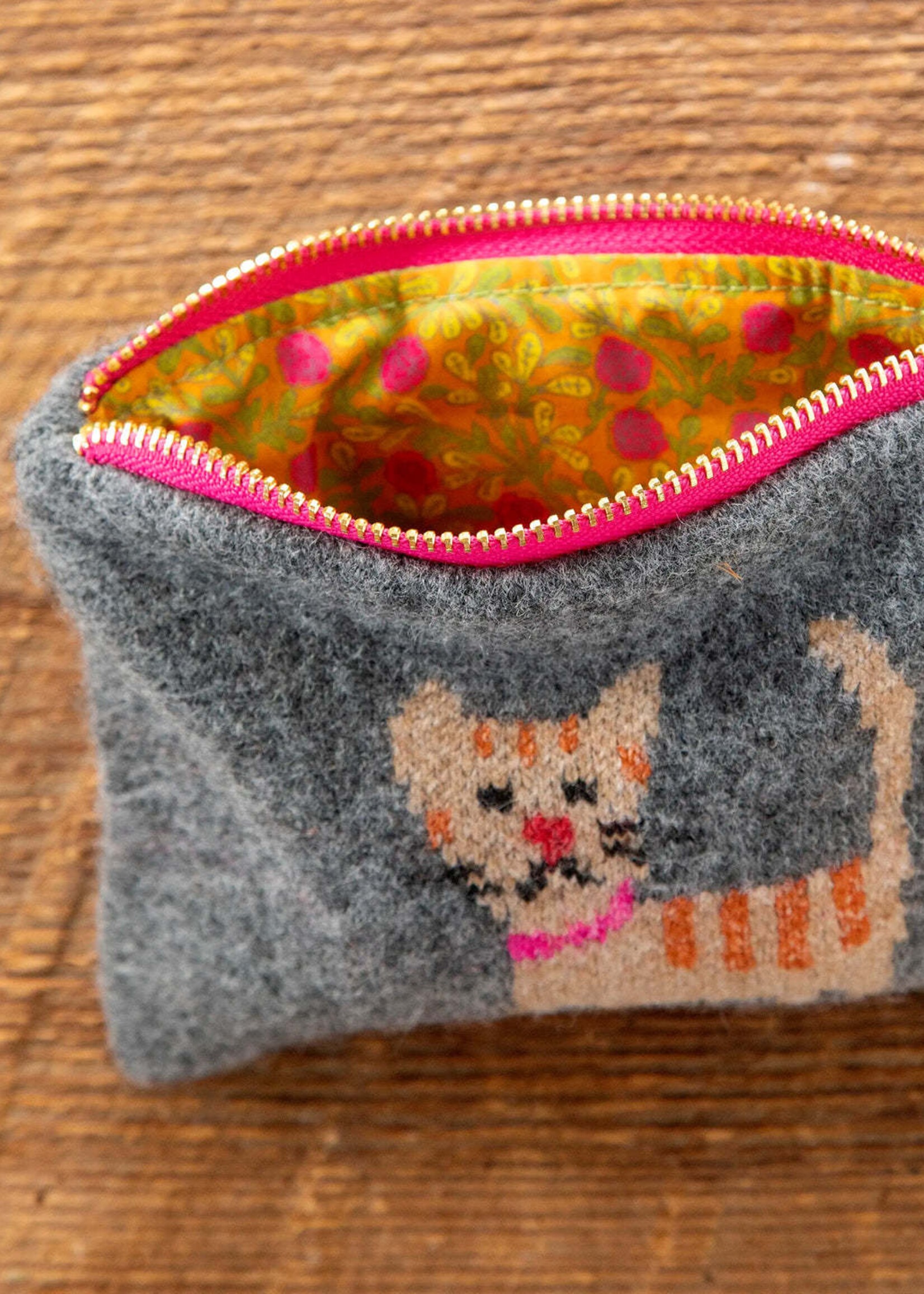 Intarsia Sweater Pouch