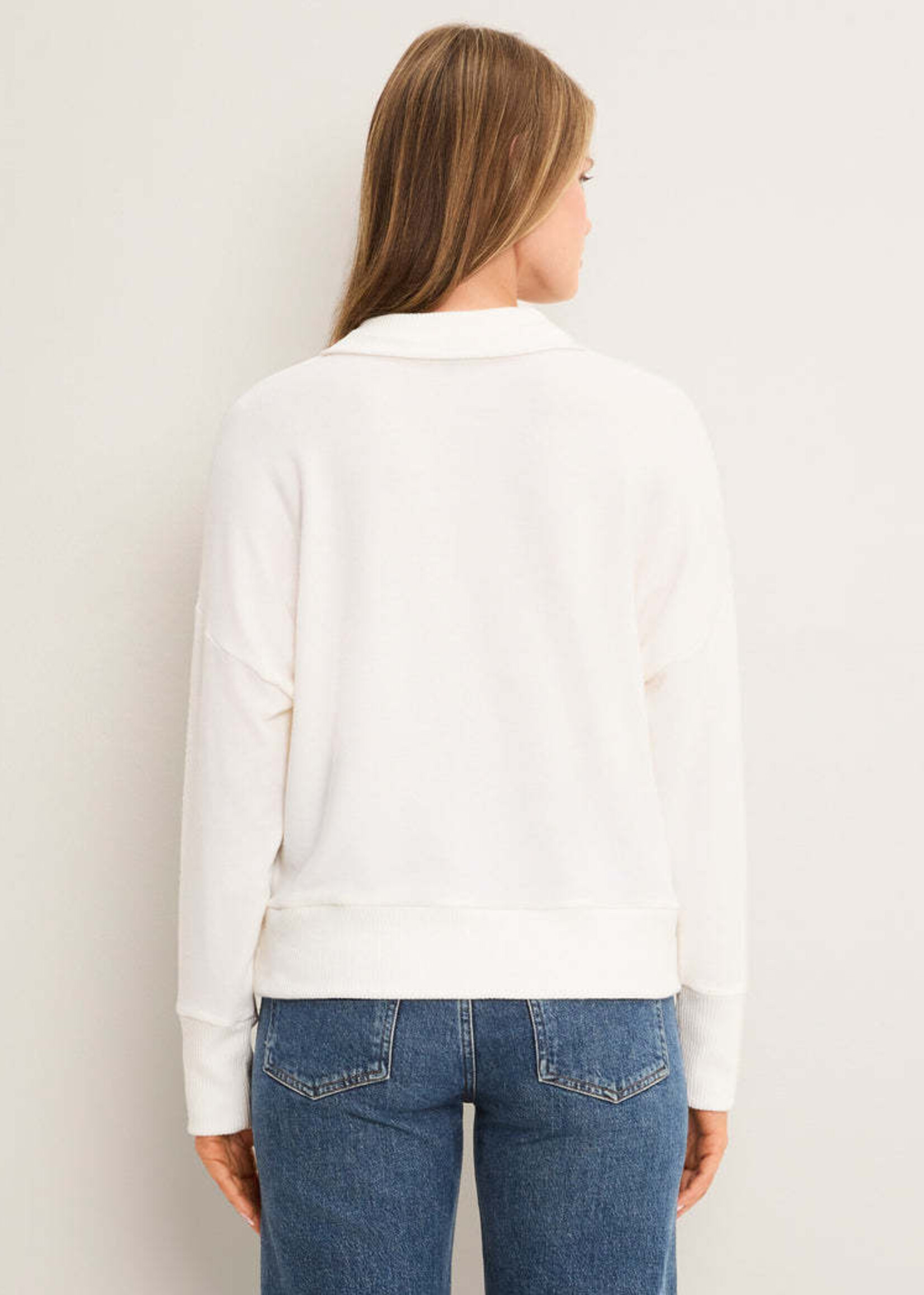 Michael Stars Bria Rib Mixed Henley