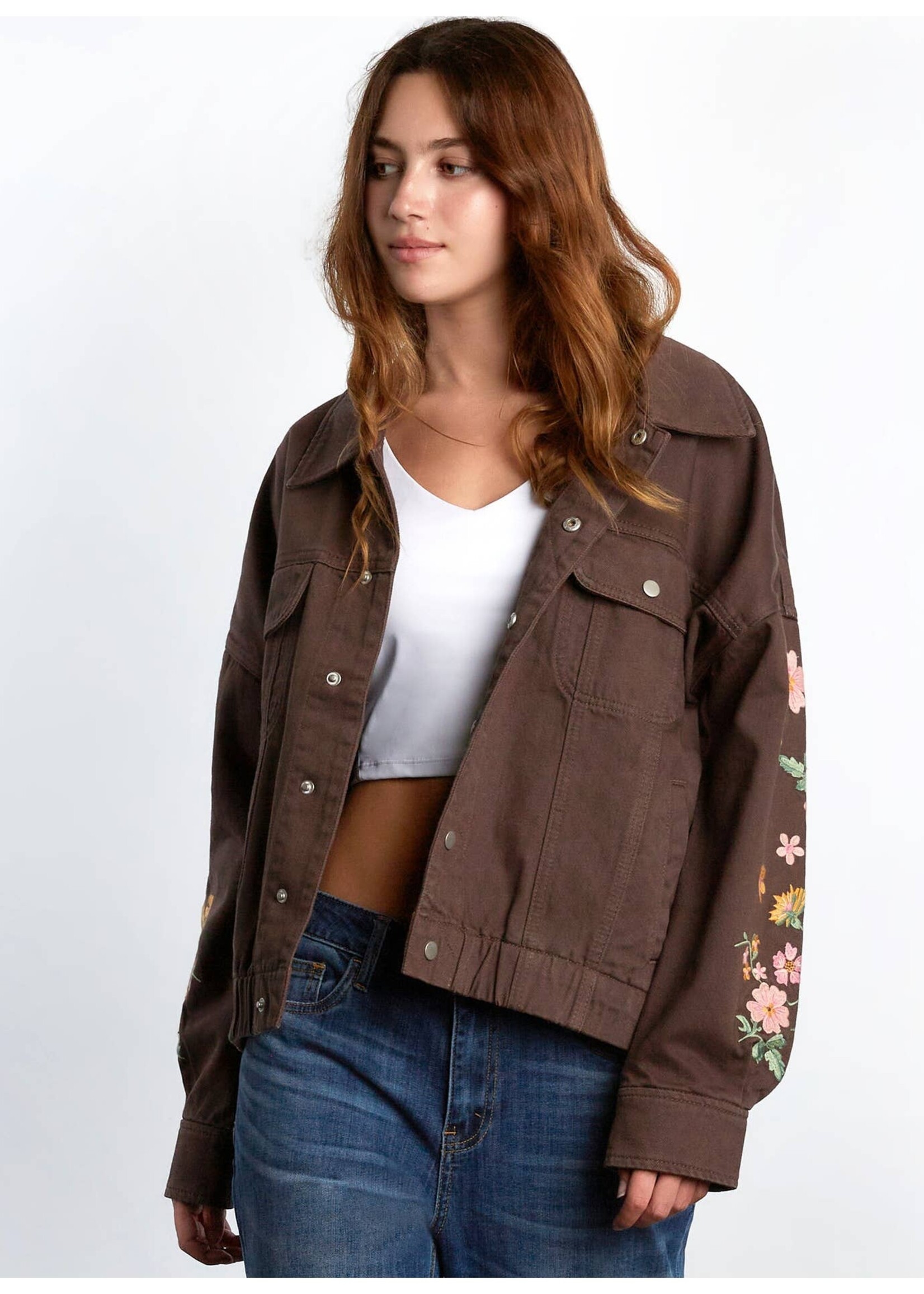 Billy T Denim Bomber Trucker Jacket