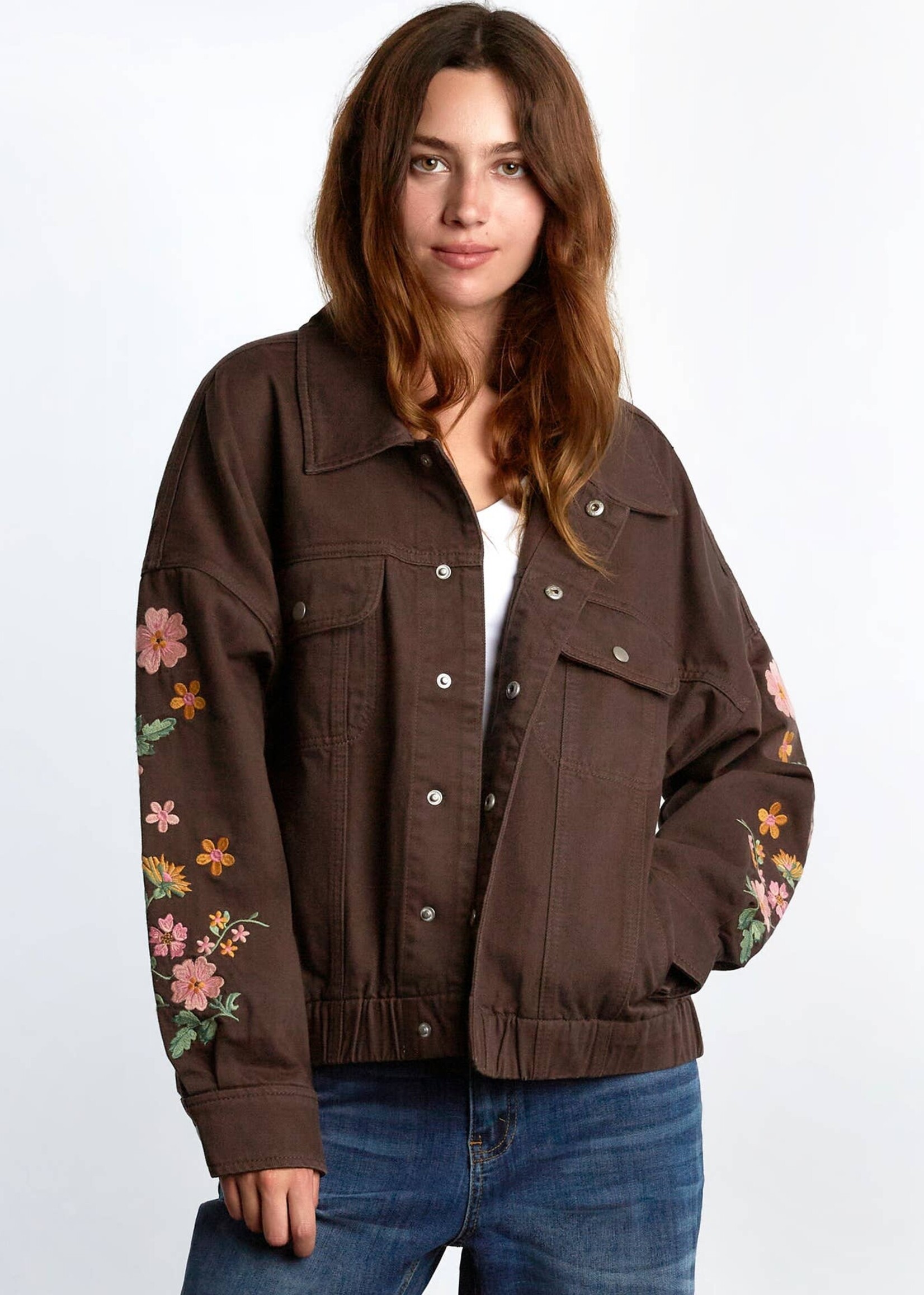 Billy T Denim Bomber Trucker Jacket
