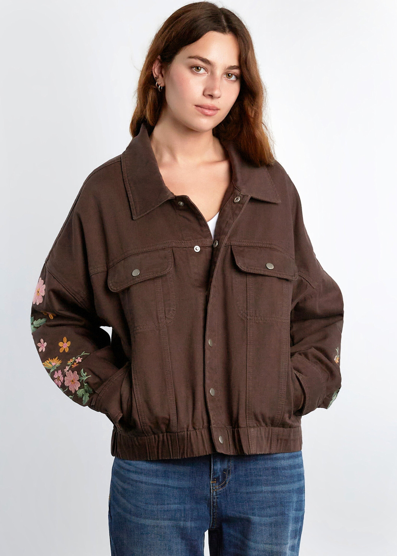 Billy T Denim Bomber Trucker Jacket