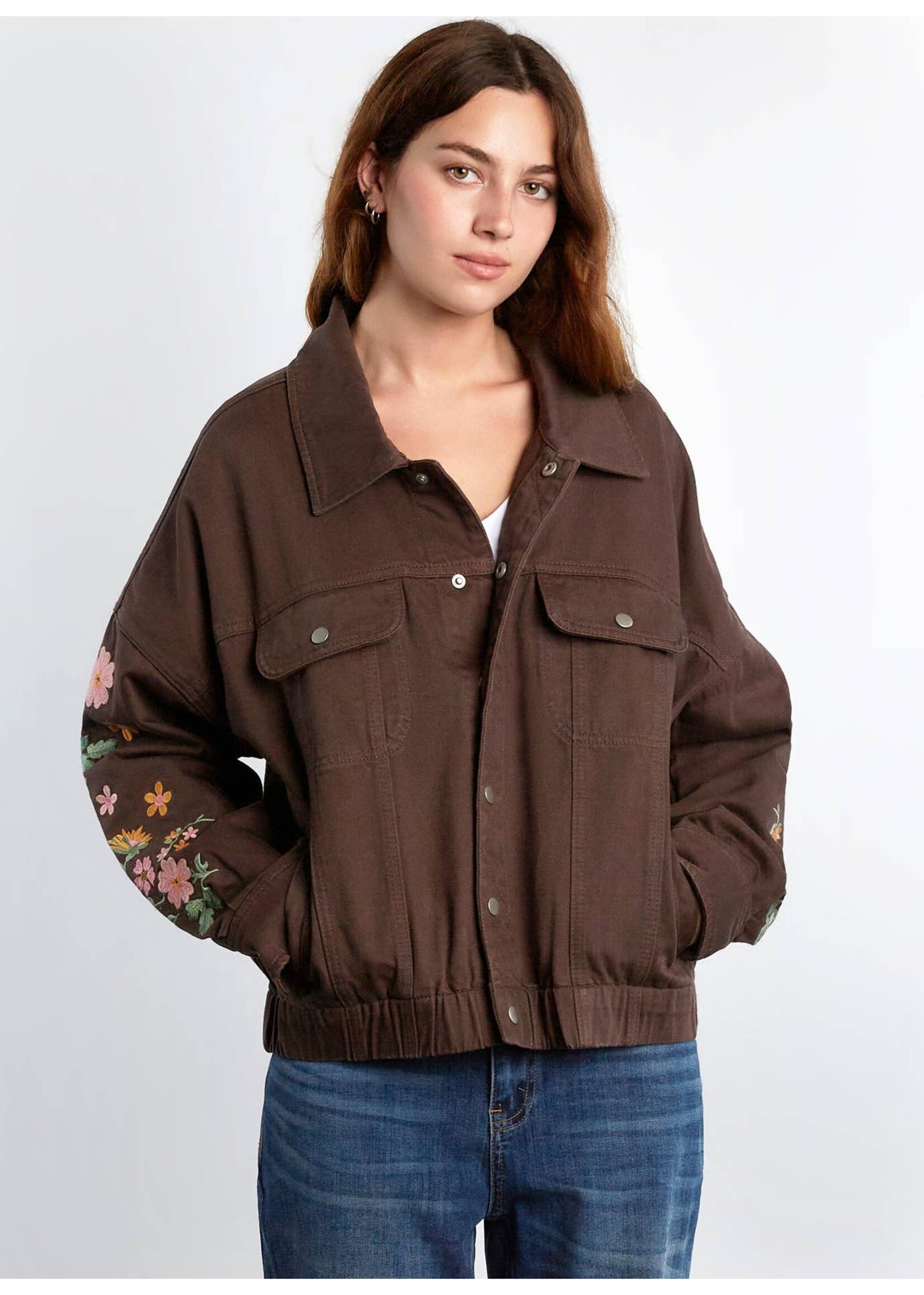 Billy T Denim Bomber Trucker Jacket