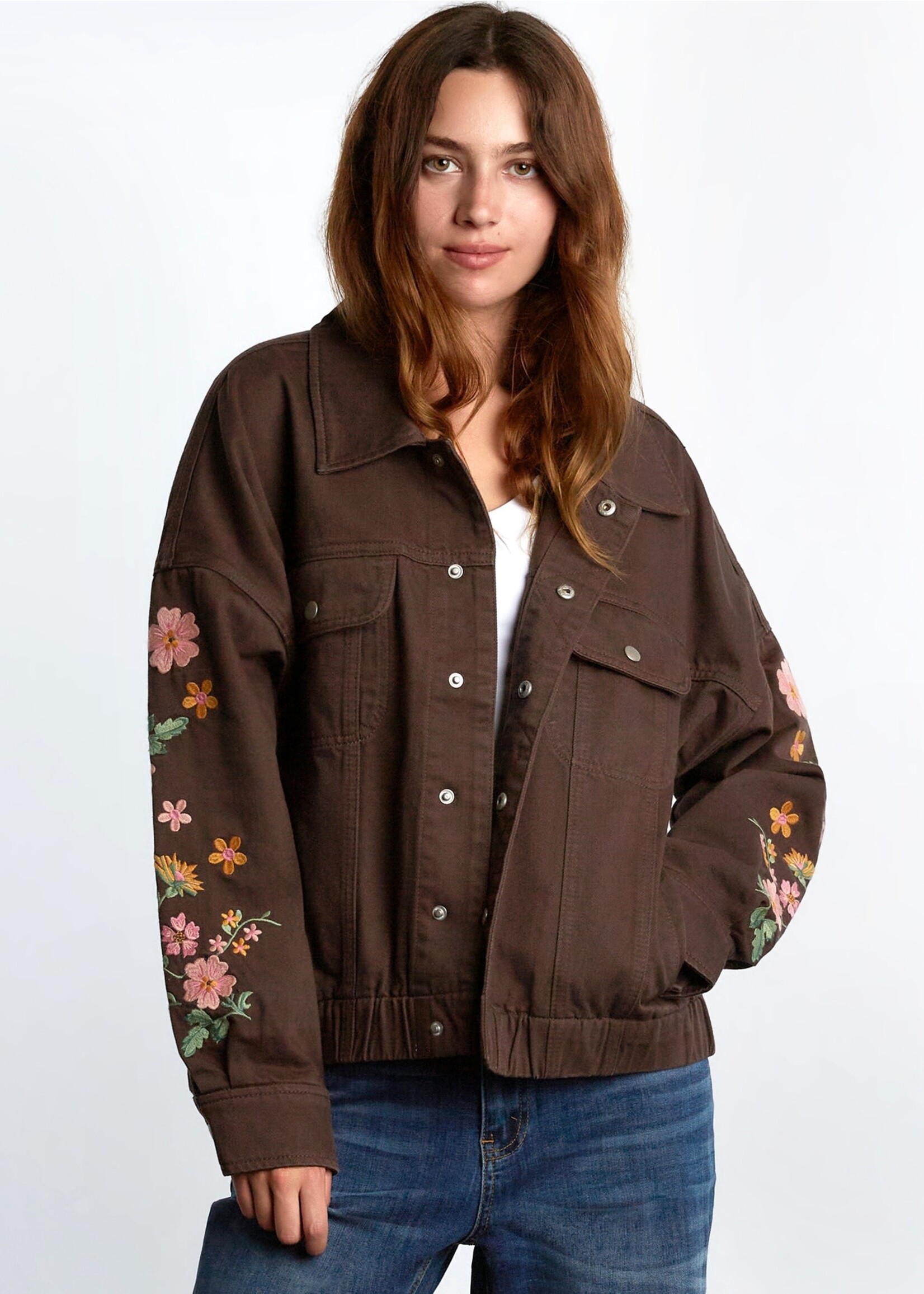 Billy T Denim Bomber Trucker Jacket