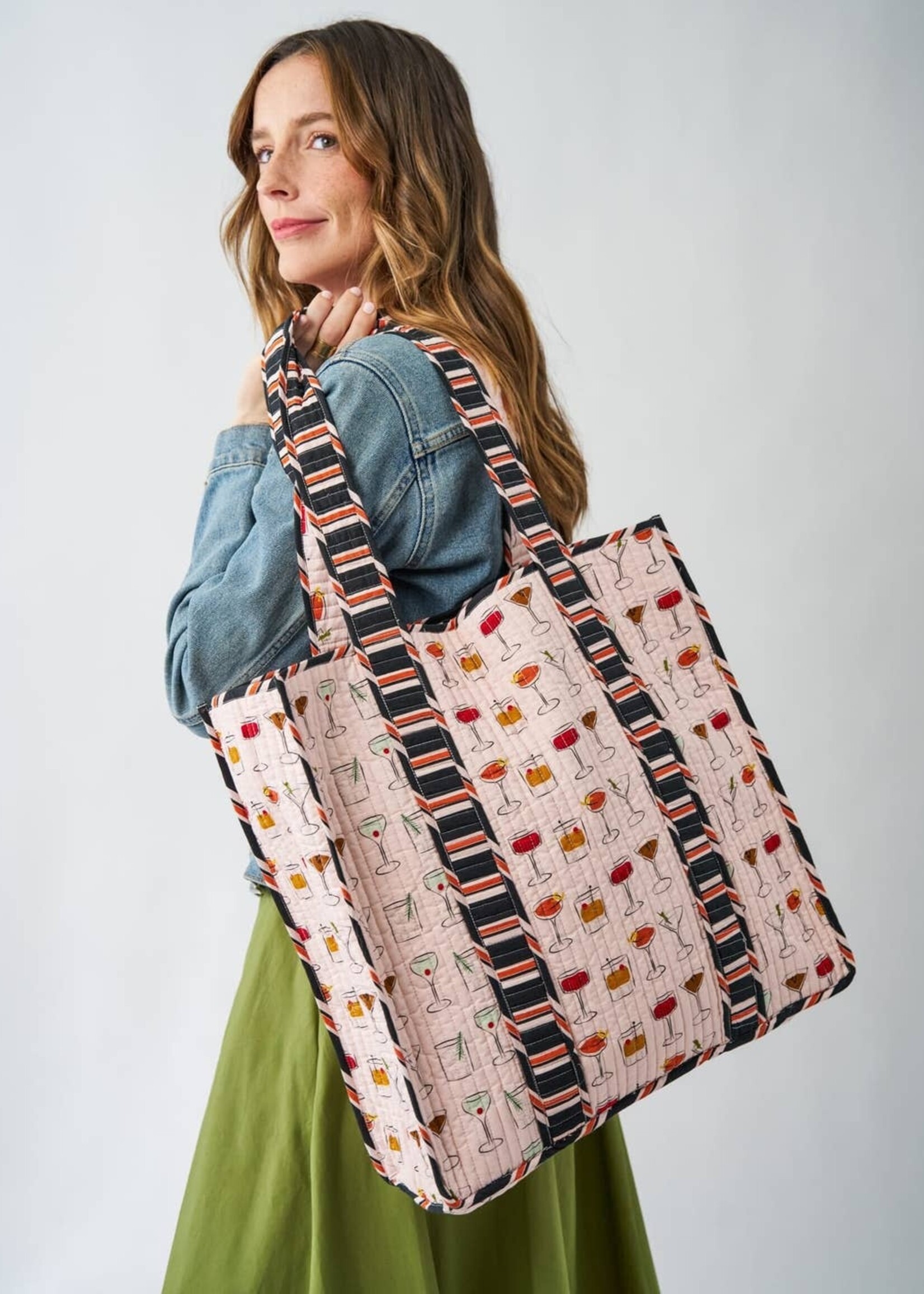 INK+ALLOY Evie Quilted Tote Bag