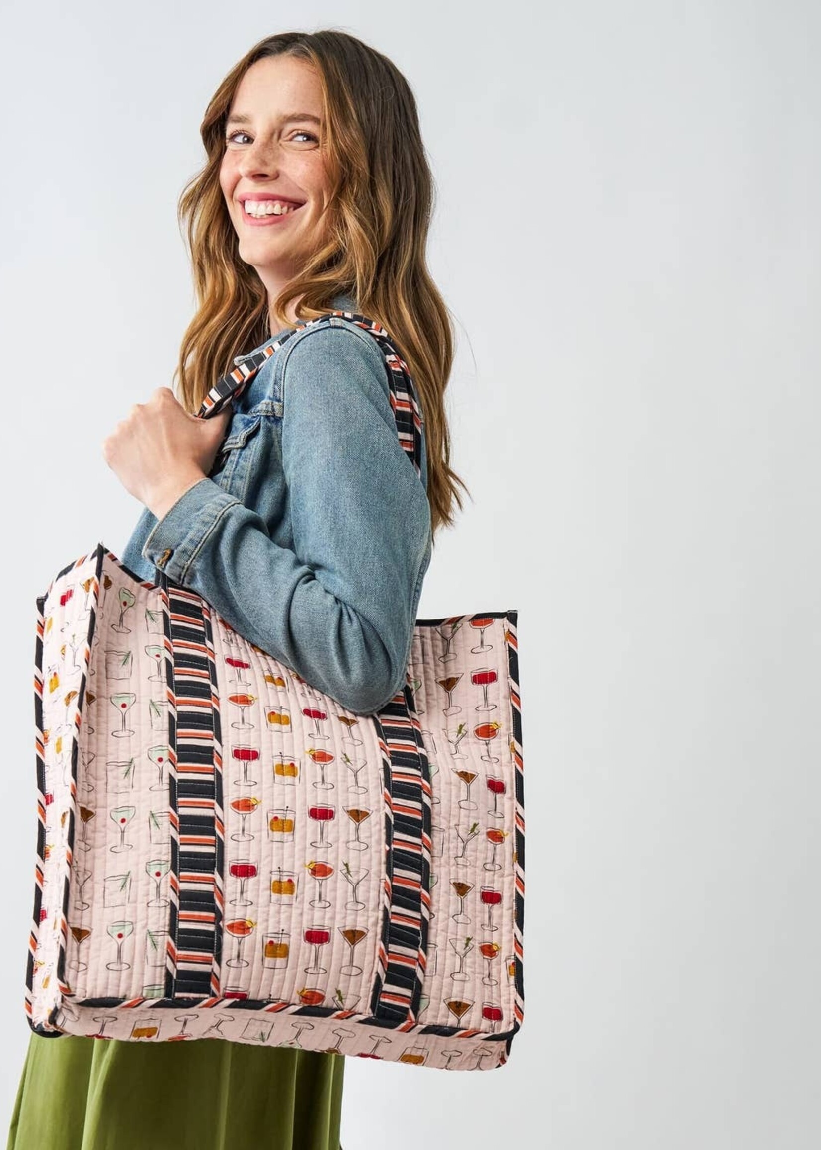INK+ALLOY Evie Quilted Tote Bag