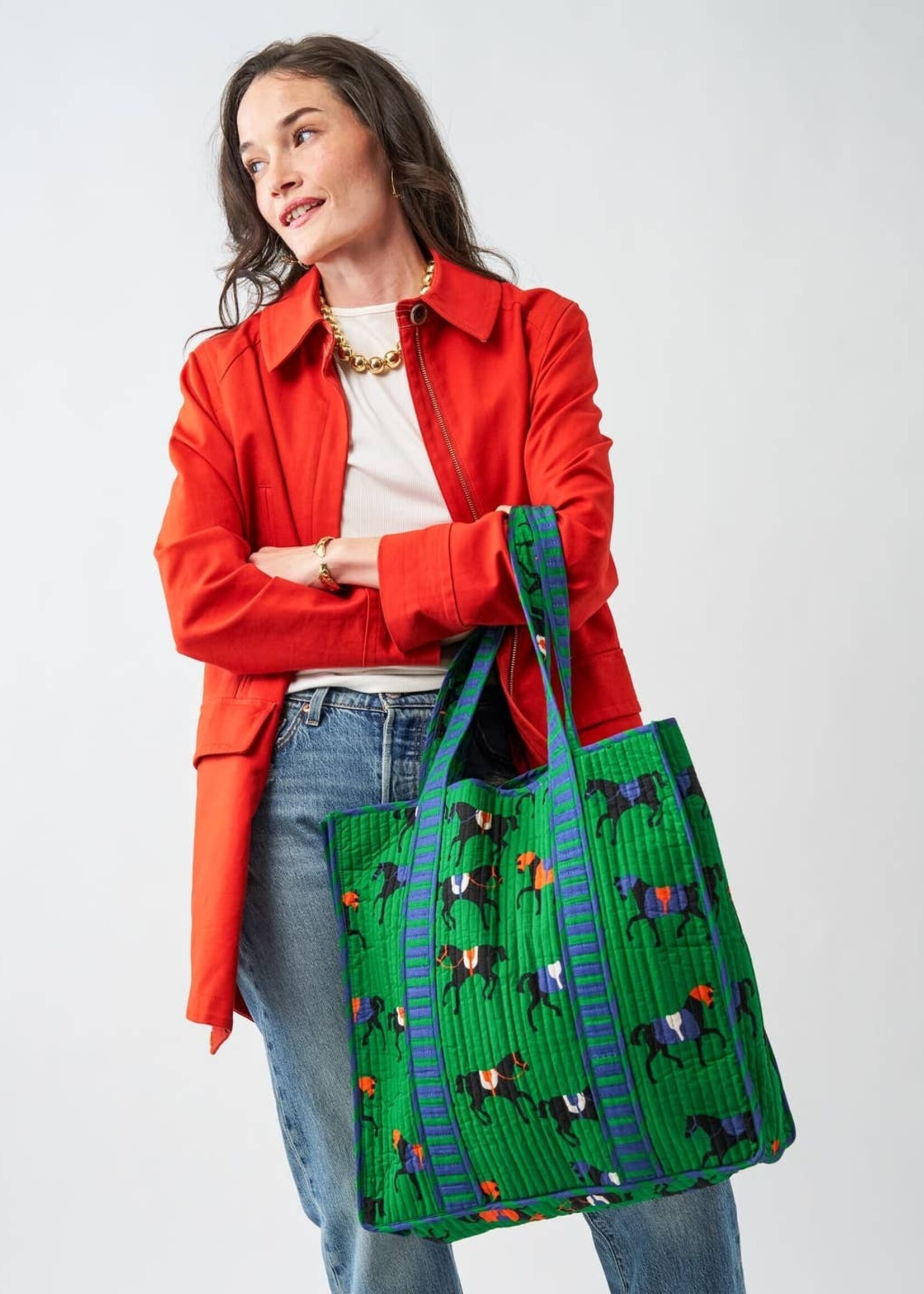 INK+ALLOY Evie Quilted Tote Bag
