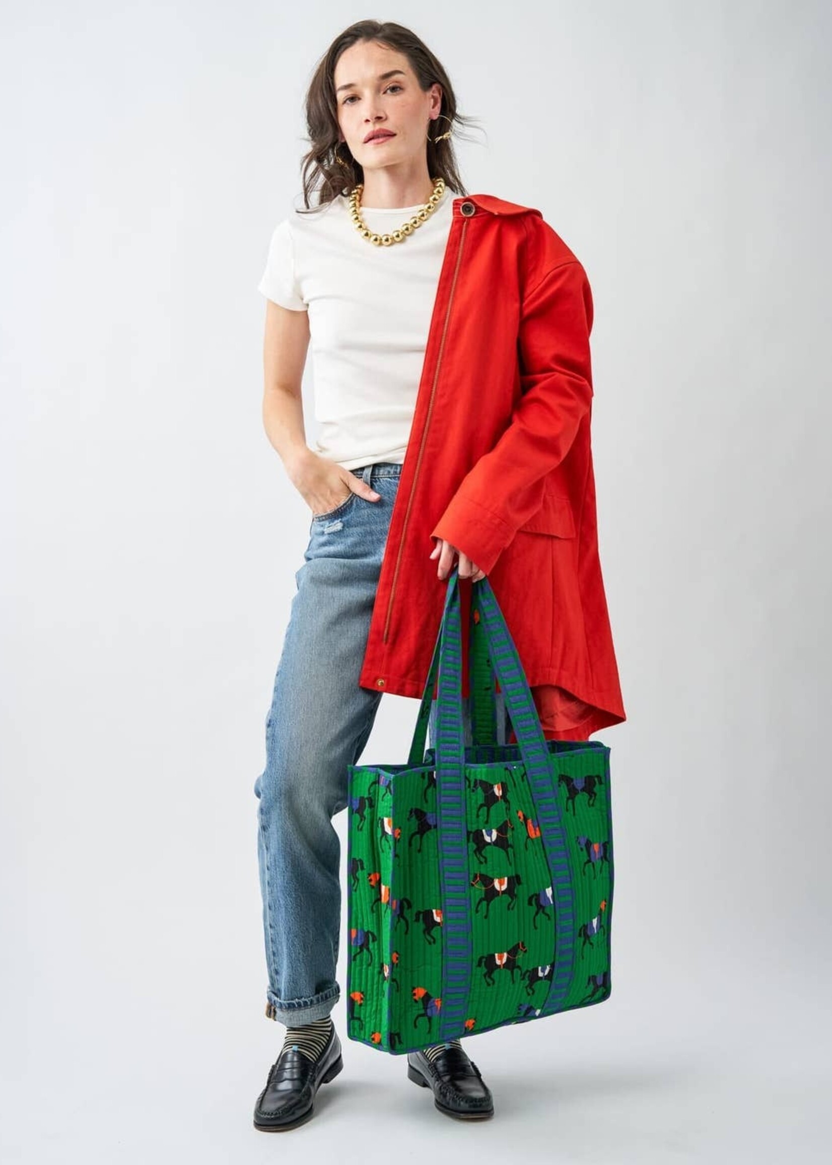 INK+ALLOY Evie Quilted Tote Bag