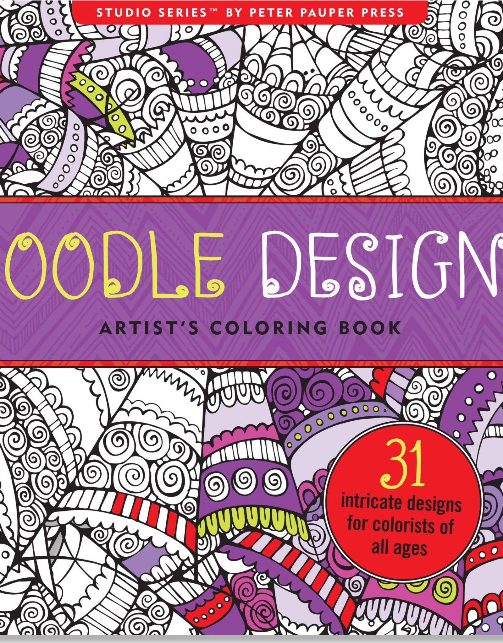 Studio Series Doodle Designs Coloring Book by Studio Series