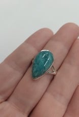 Amazonite Ring - Size 8 Sterling Silver