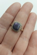 Sugilite Ring - Size 9 Sterling Silver