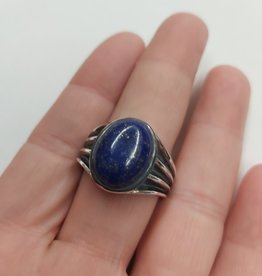 Lapis Lazuli Men's Ring B - Size 12 Sterling Silver