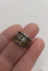 Spinner / Fidget Ring - Size 6 Sterling Silver