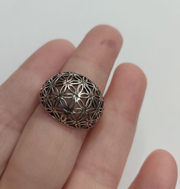 Flower of Life Ring - Size 6 Sterling Silver