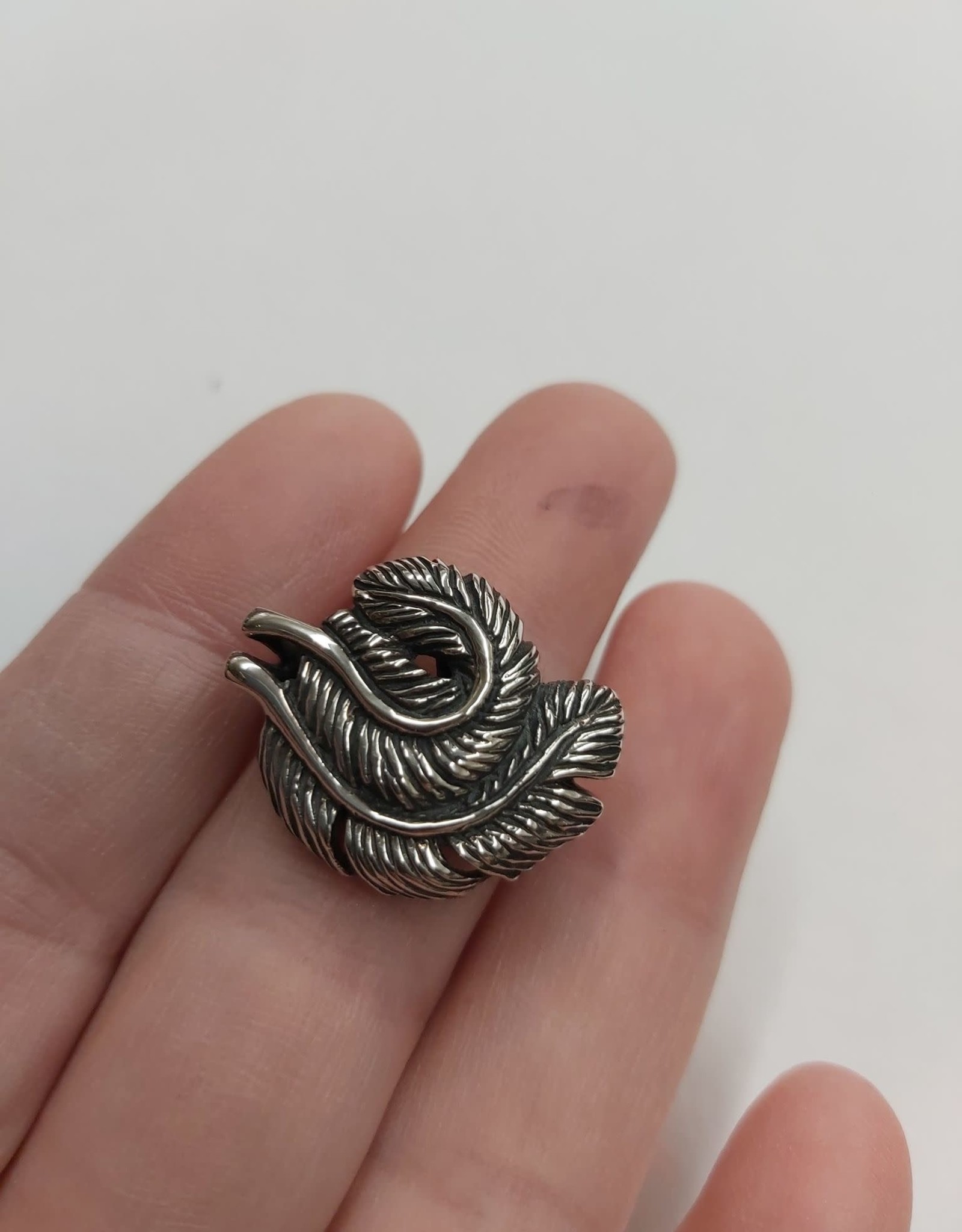 Feather Ring - Size 7 Sterling Silver