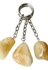 Tumbled Stone Keychains - Citrine