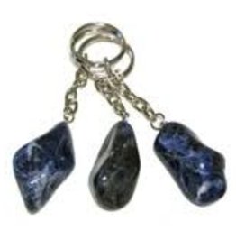 Tumbled Stone Keychains - Sodalite