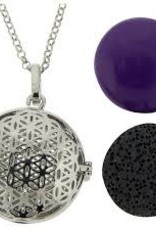 Aromatherapy Pendant-Necklace Flower of Life