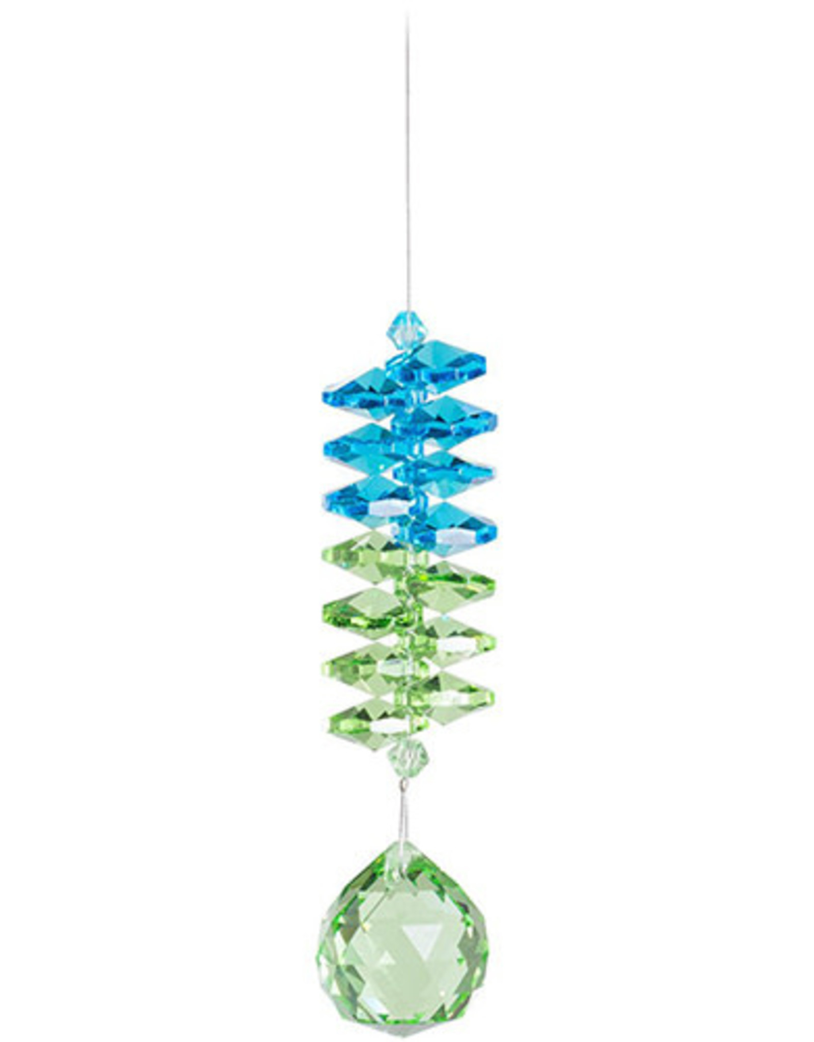 Off The Wall Creations Crystal Art - Green & Blue Ball