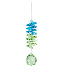 Off The Wall Creations Crystal Art - Green & Blue Ball
