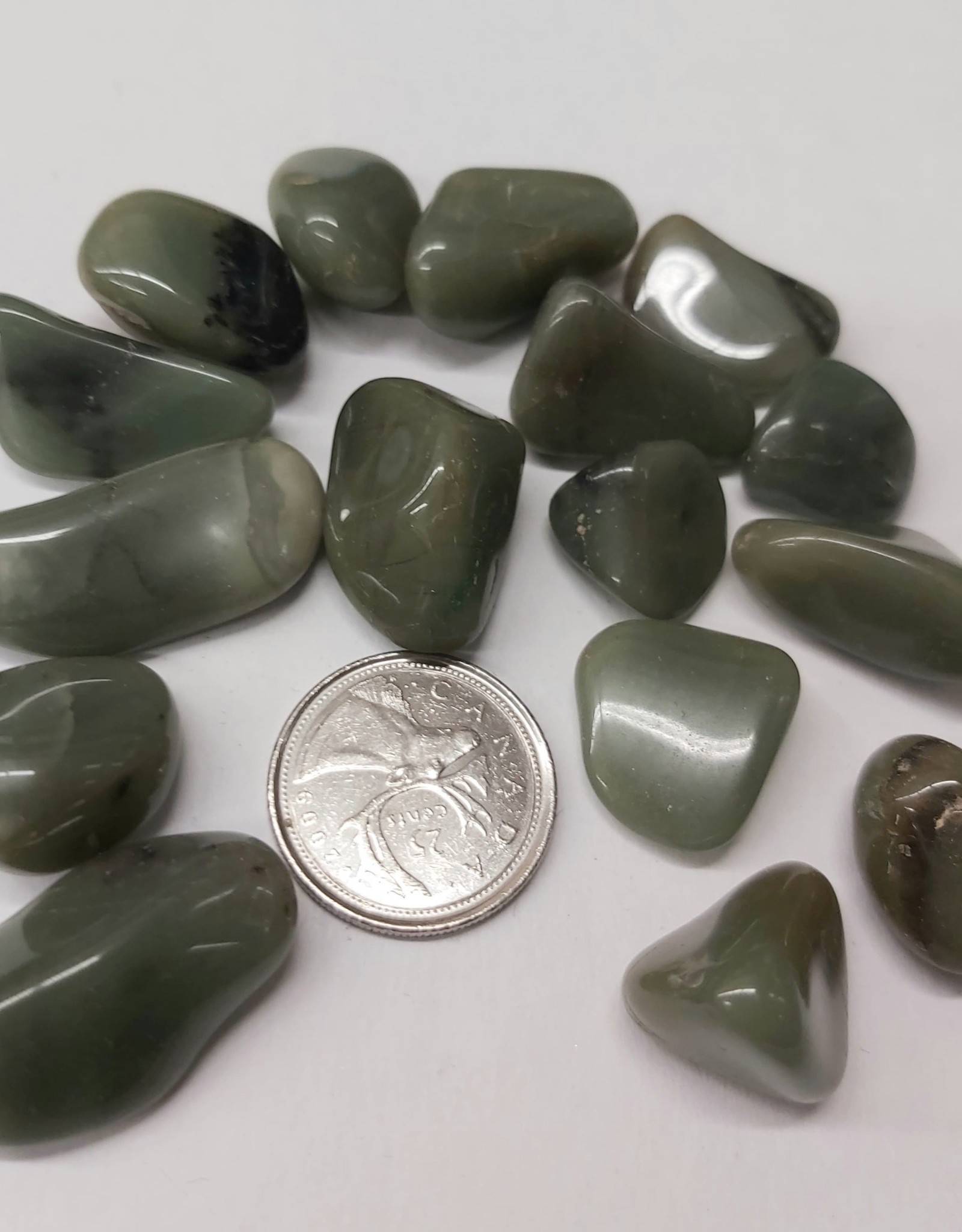 Green Chalcedony Tumbled $2